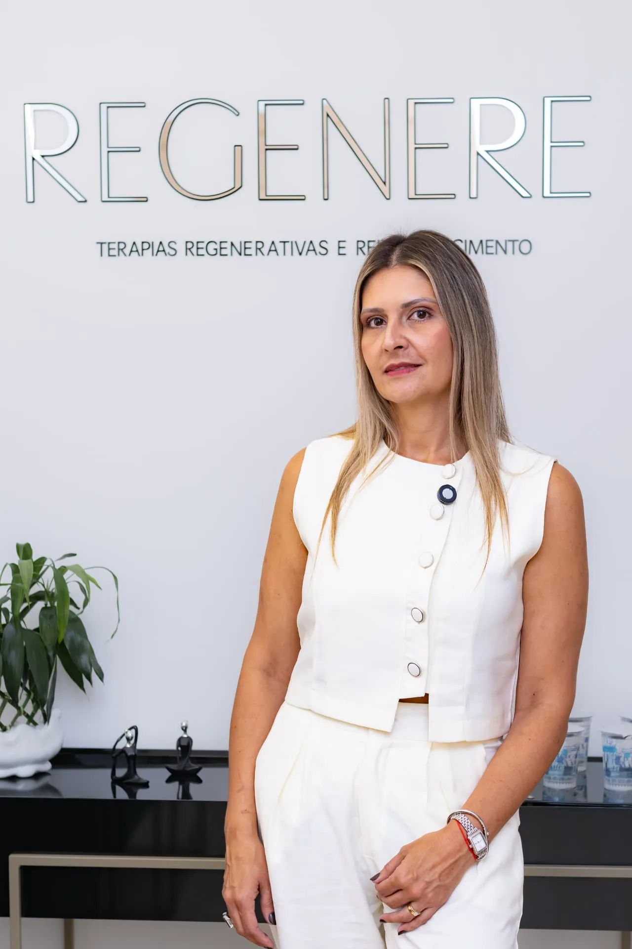 Dra. Marjorie Garcia de Morais no espaço REGENERE, em Curitiba